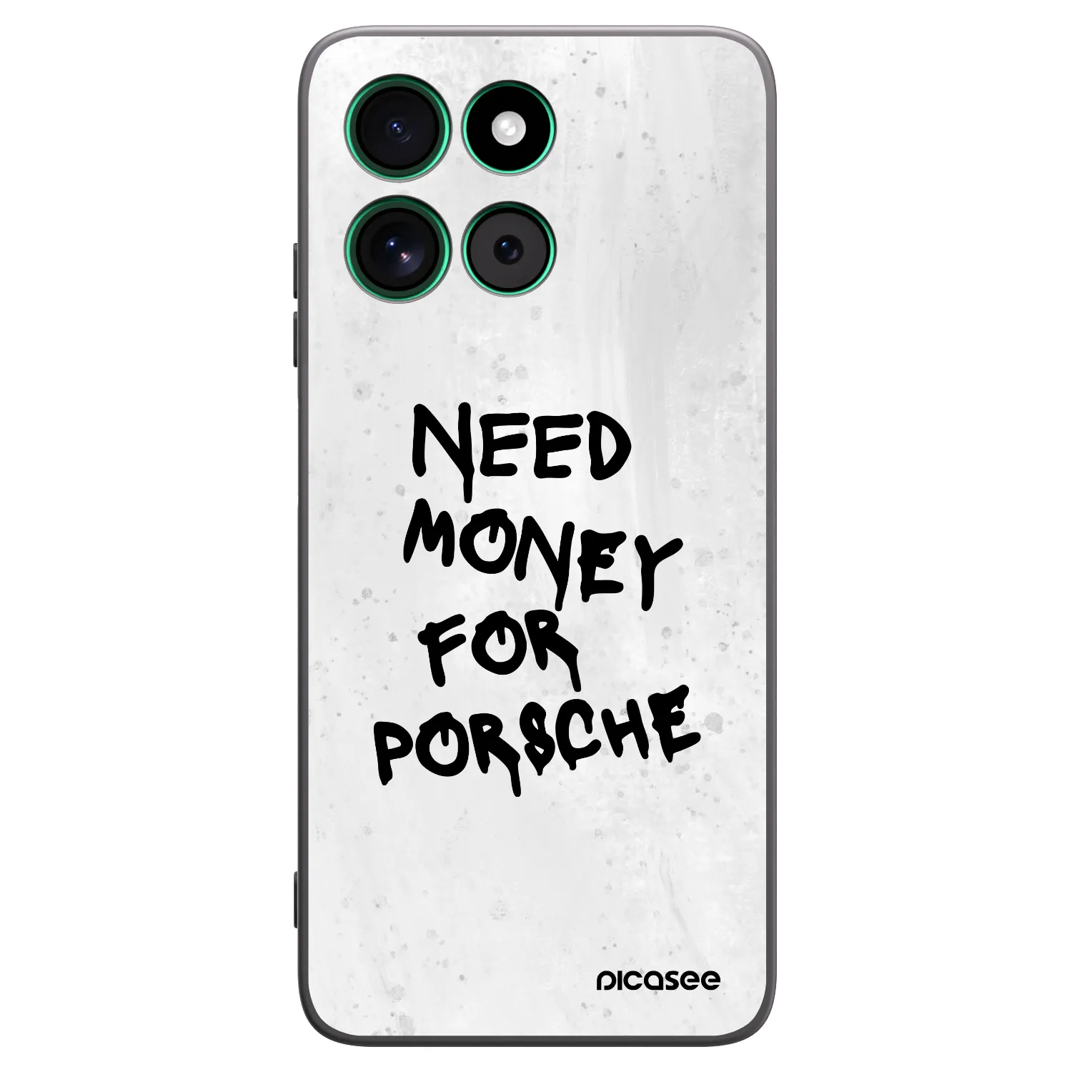 Picasee silikónový čierny obal pre Motorola Moto G57 Power - White Dollar