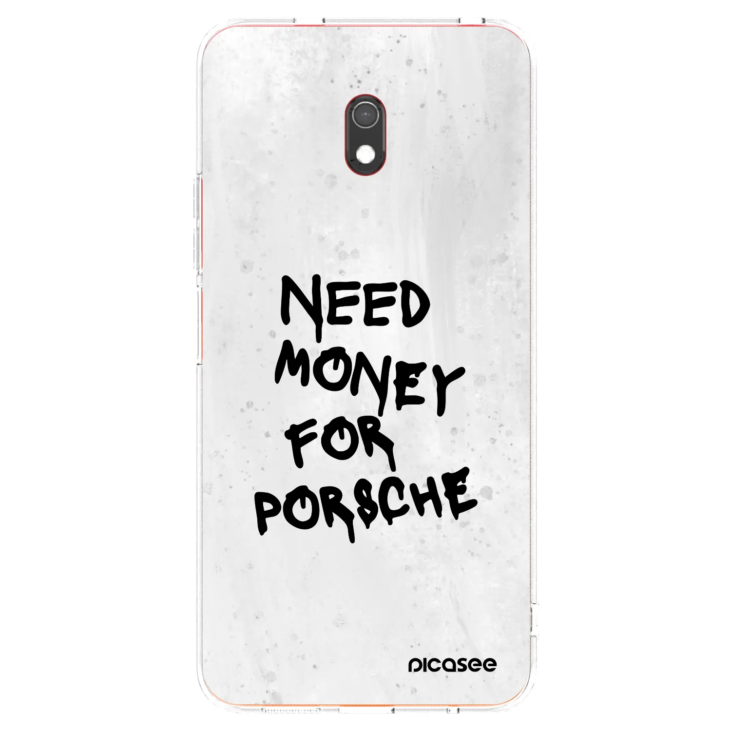 Picasee silikónový prehľadný obal pre Xiaomi Redmi 8A - White Dollar