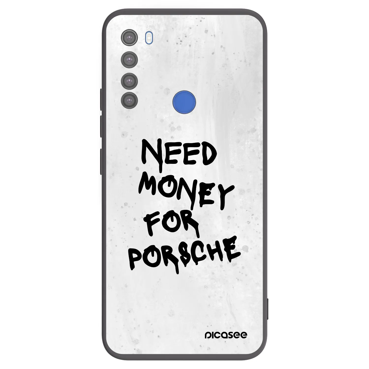 Picasee silikónový čierny obal pre Xiaomi Redmi Note 8T - White Dollar