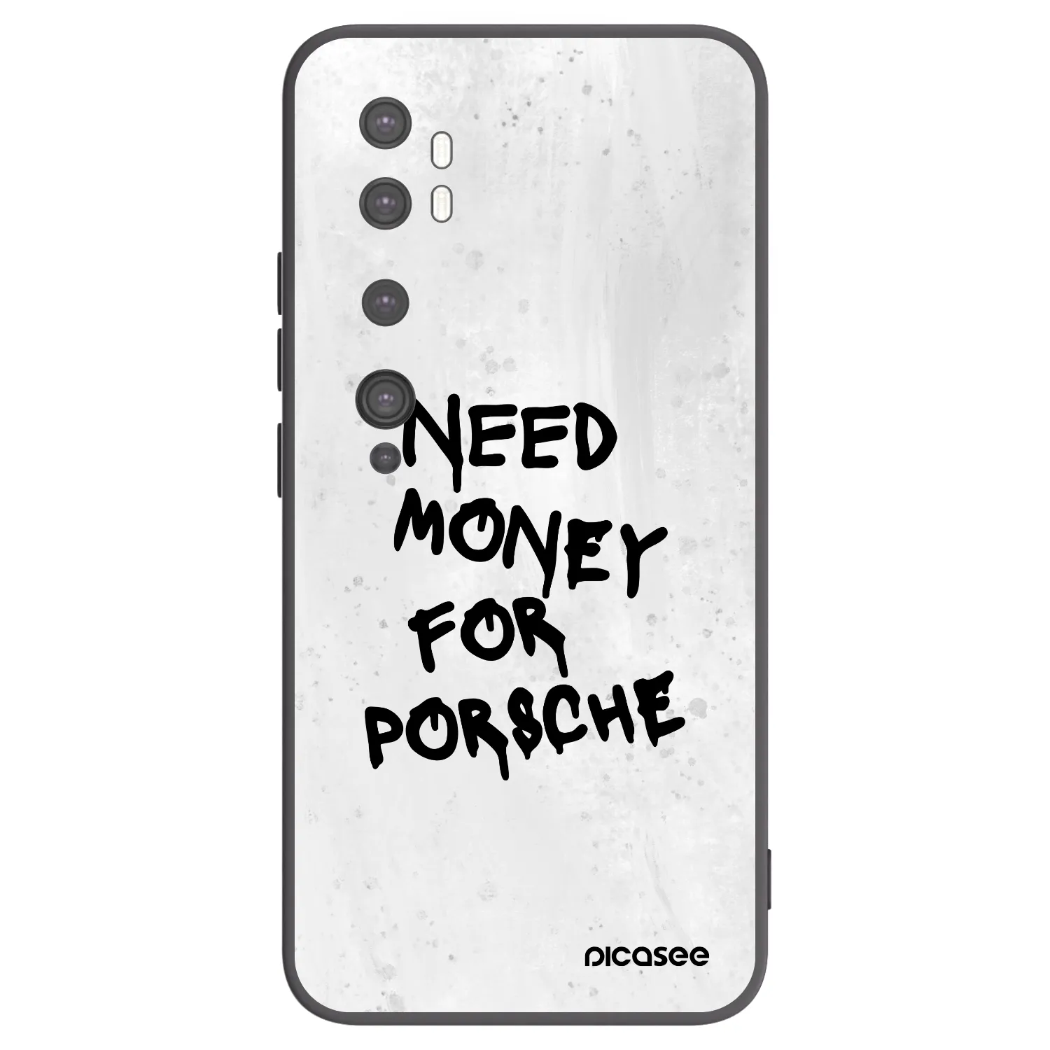 Picasee silikónový čierny obal pre Xiaomi Mi Note 10 (Pro) - White Dollar