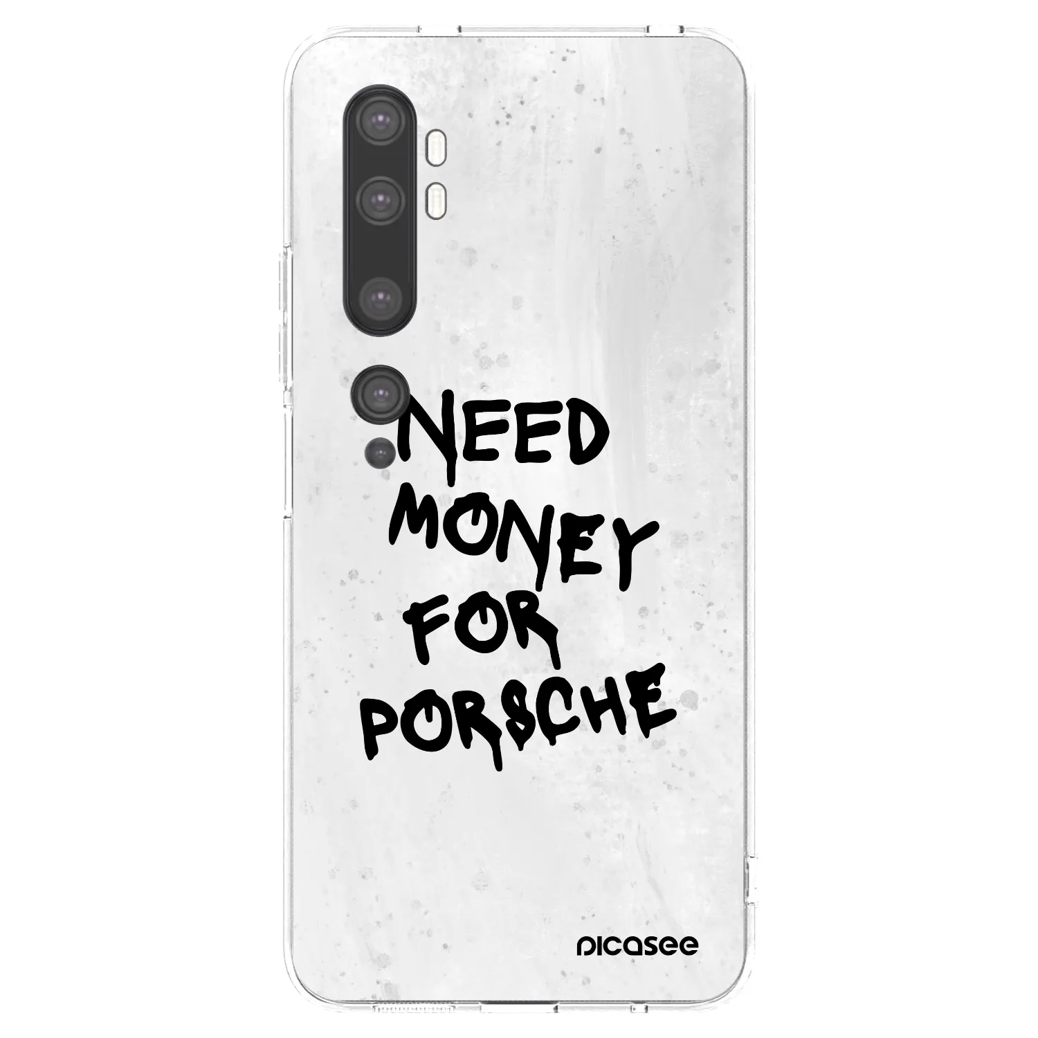 Silikónový prehľadný obal pre Xiaomi Mi Note 10 (Pro) - White Dollar