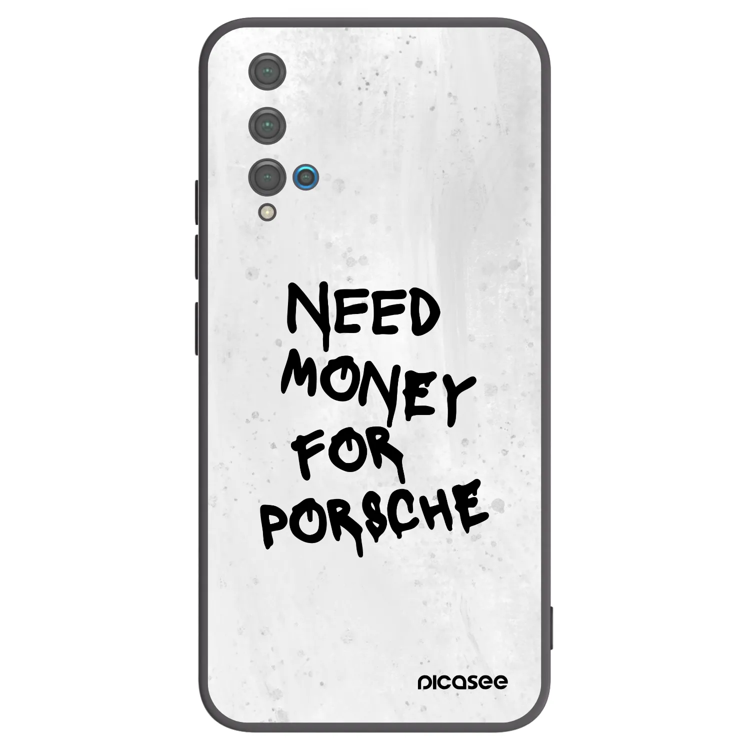 Picasee silikónový čierny obal pre Huawei Nova 5T - White Dollar