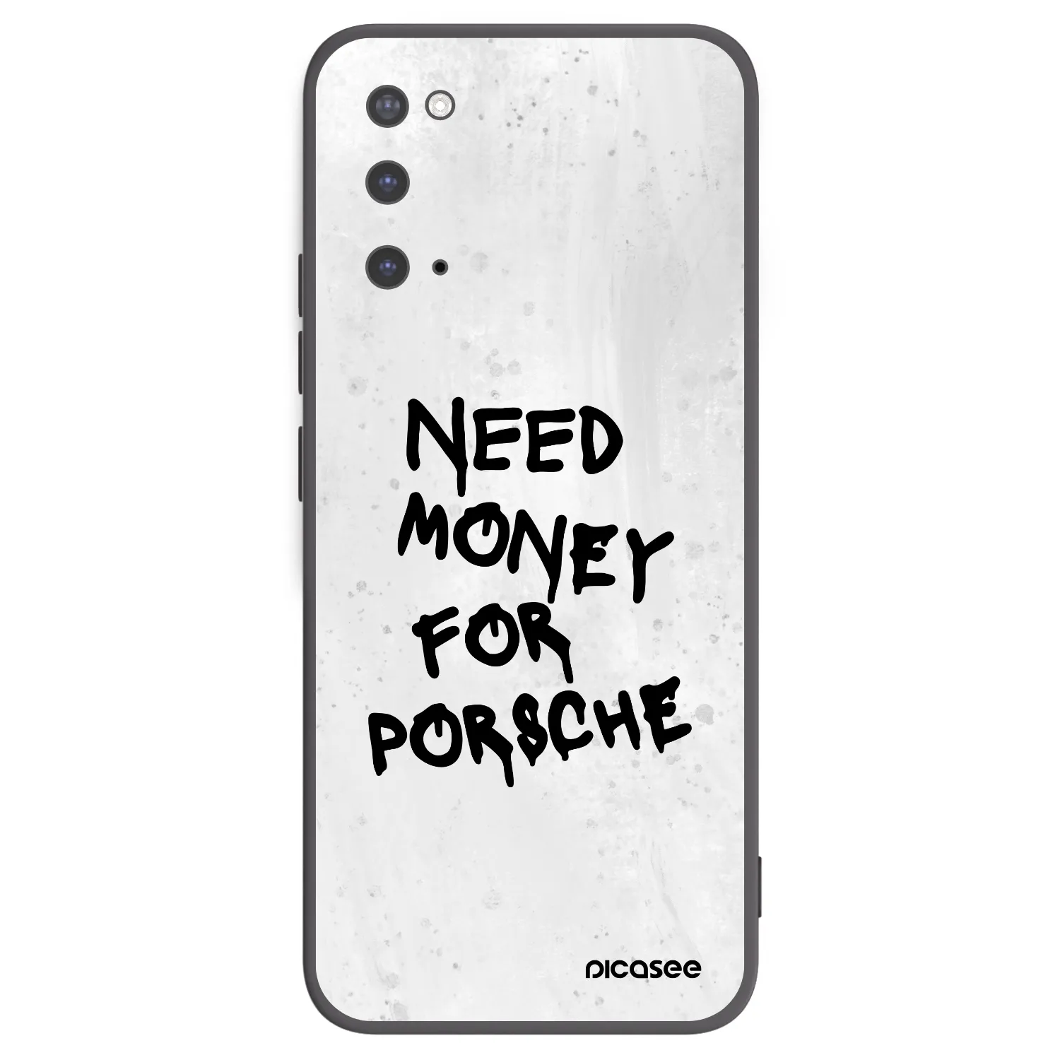 Picasee silikónový čierny obal pre Samsung Galaxy S20 G980F - White Dollar