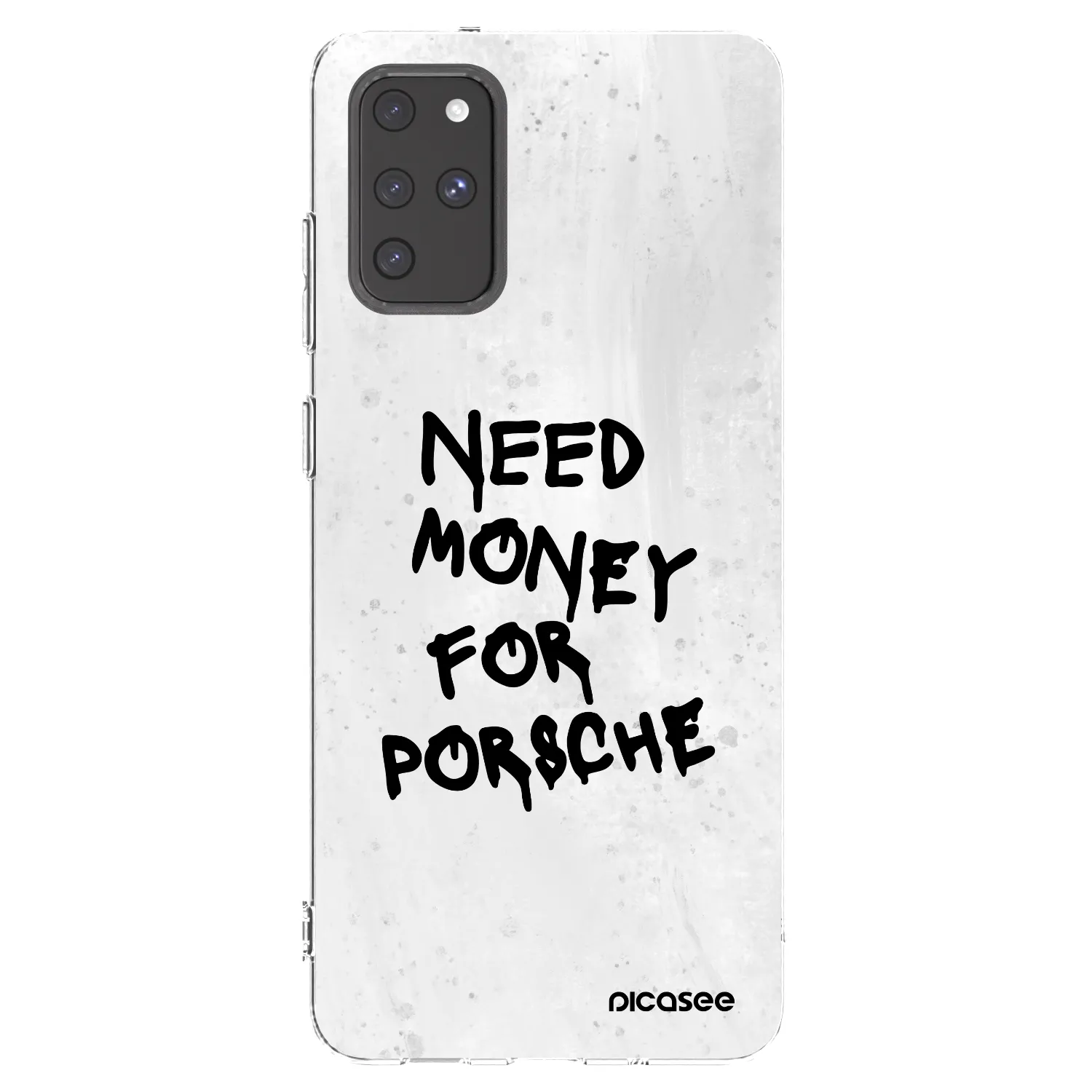 Picasee silikónový prehľadný obal pre Samsung Galaxy S20+ G985F - White Dollar