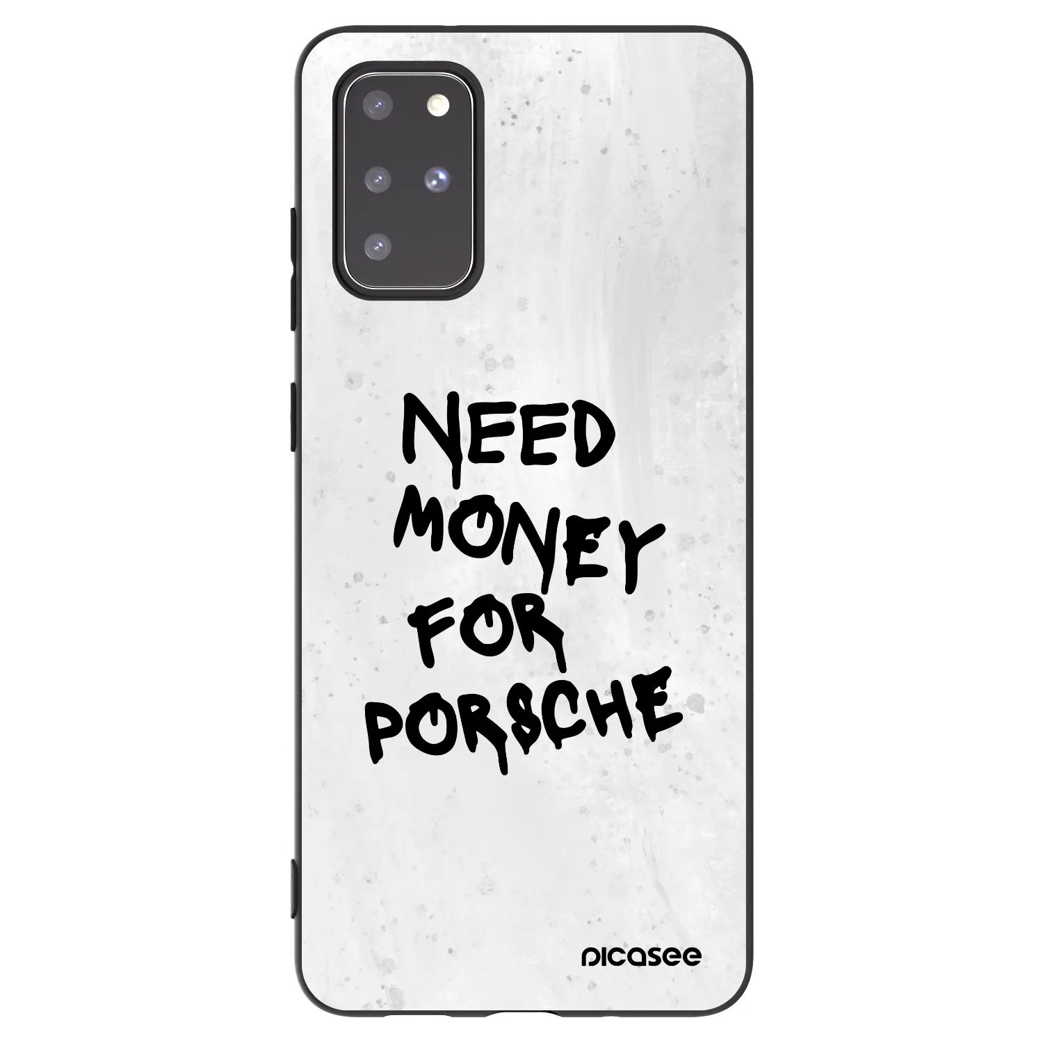 Picasee silikónový čierny obal pre Samsung Galaxy S20+ G985F - White Dollar