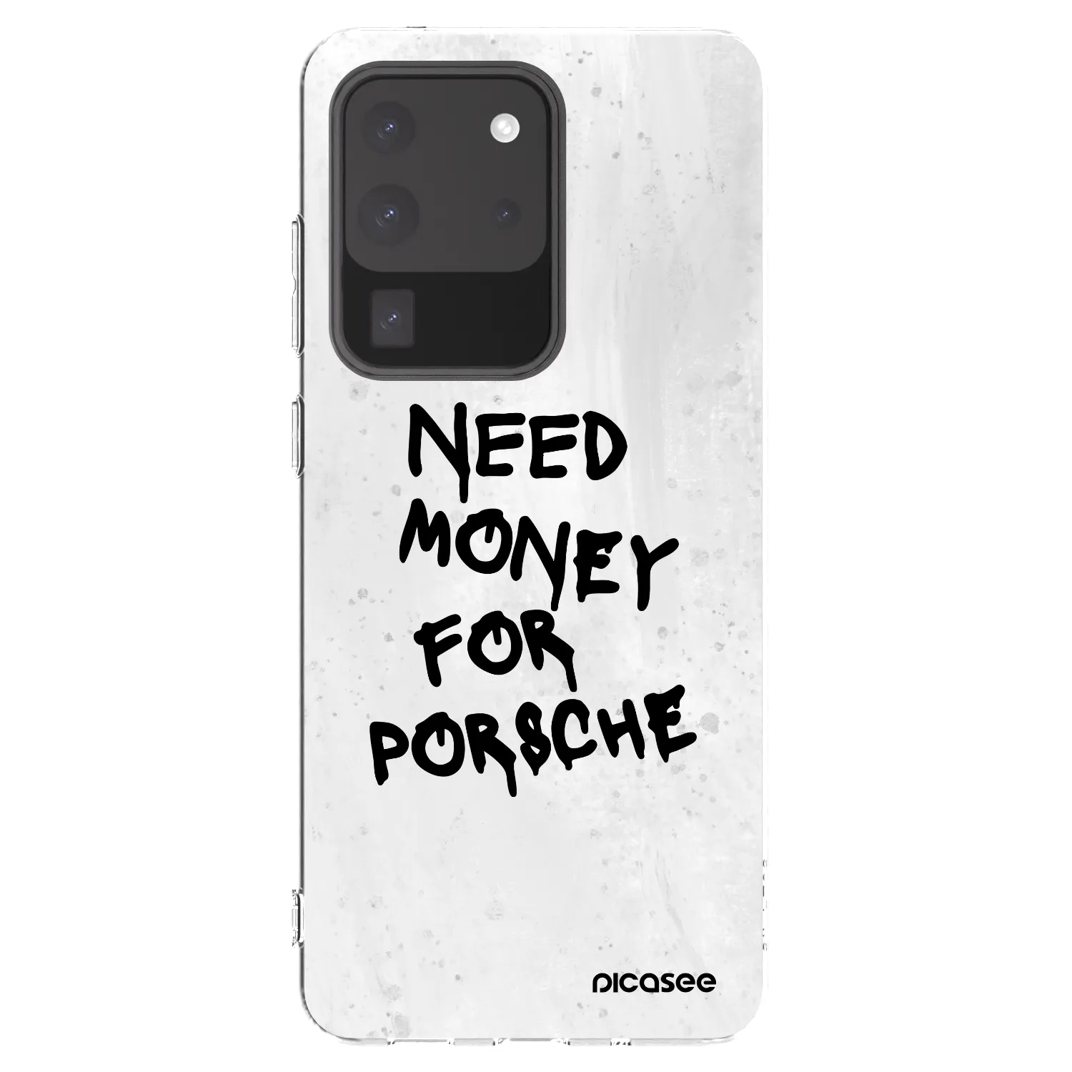 Picasee silikónový prehľadný obal pre Samsung Galaxy S20 Ultra 5G G988F - White Dollar
