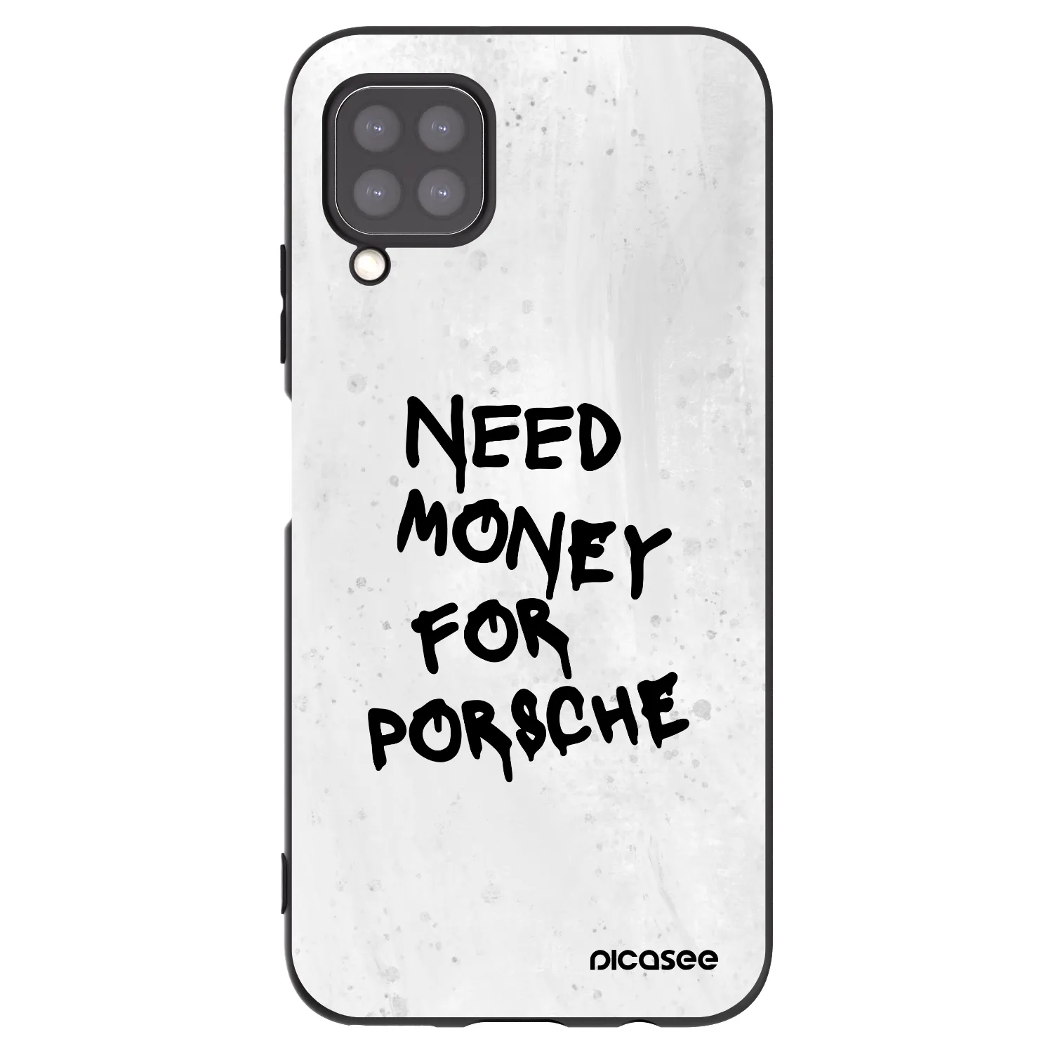 Picasee silikónový čierny obal pre Huawei P40 Lite - White Dollar