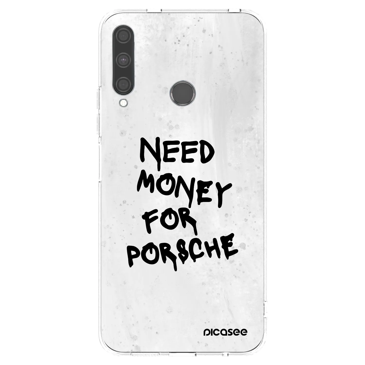 Picasee silikónový prehľadný obal pre Huawei P40 Lite E - White Dollar