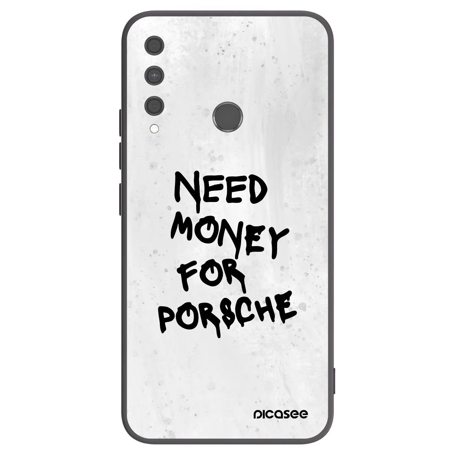 Picasee silikónový čierny obal pre Huawei P40 Lite E - White Dollar