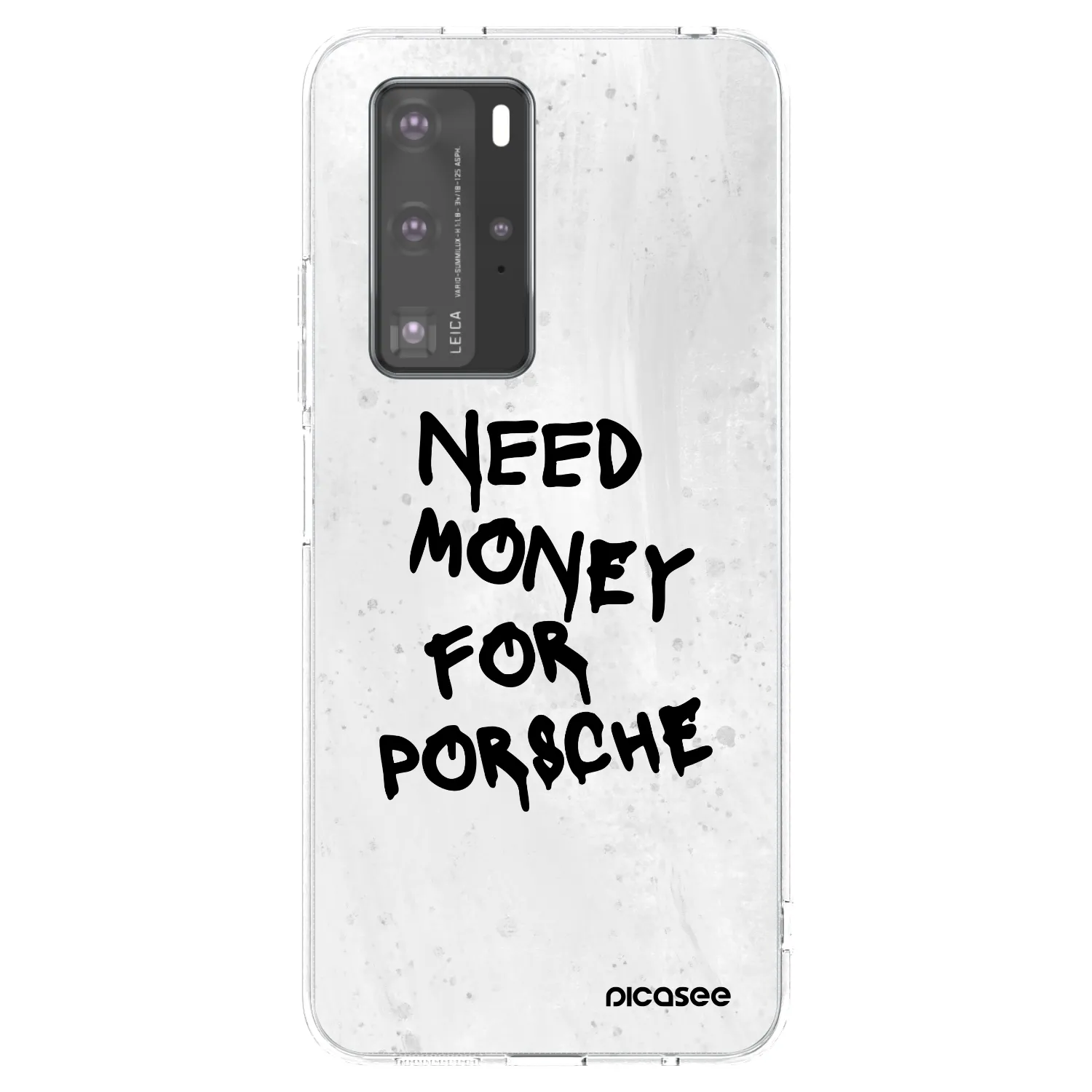 Picasee silikónový prehľadný obal pre Huawei P40 Pro - White Dollar