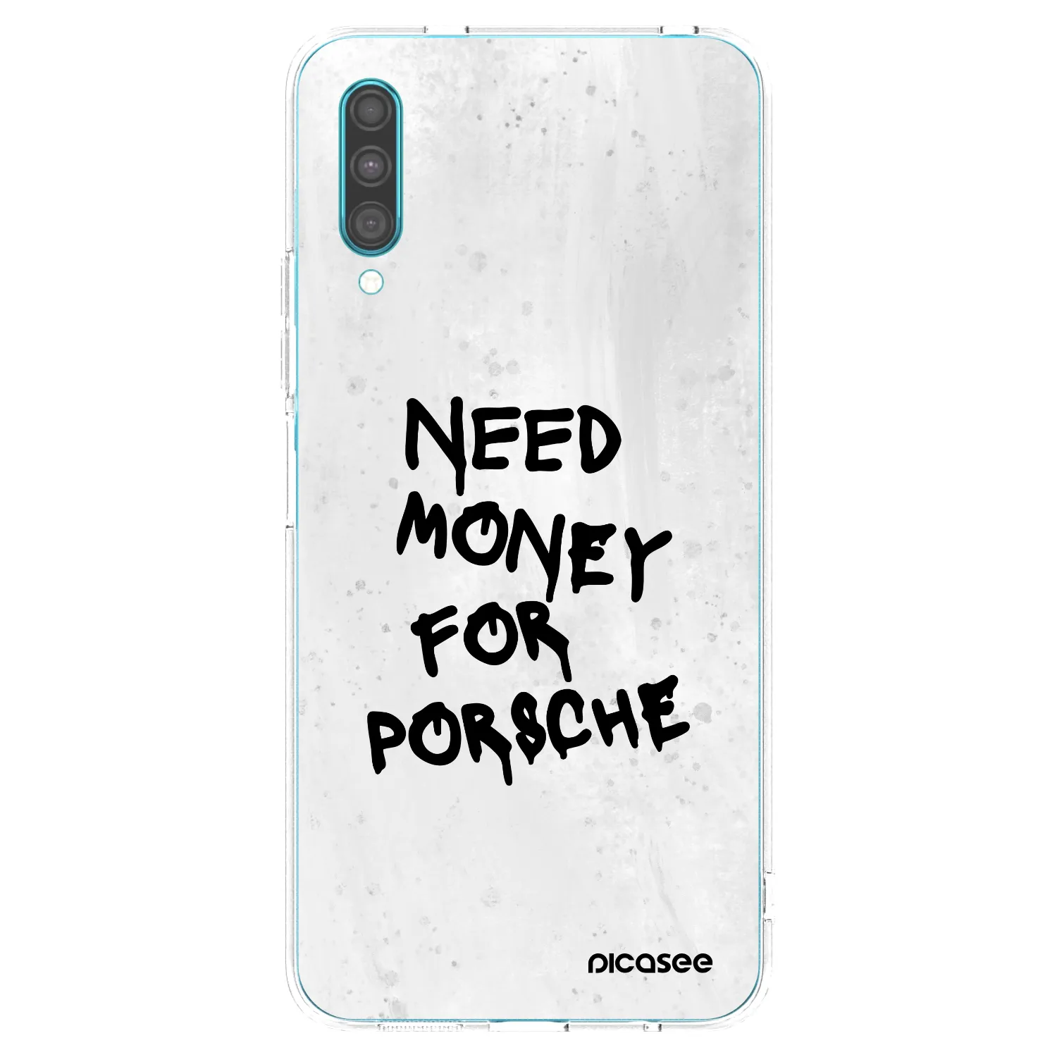 Picasee silikónový prehľadný obal pre Samsung Galaxy A30s A307F - White Dollar