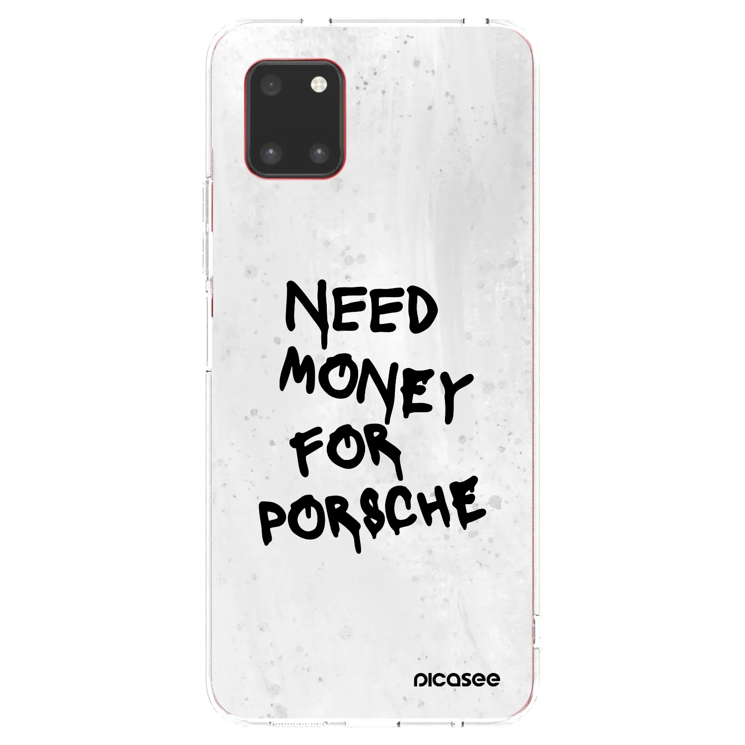 Picasee silikónový prehľadný obal pre Samsung Galaxy Note 10 Lite N770F - White Dollar
