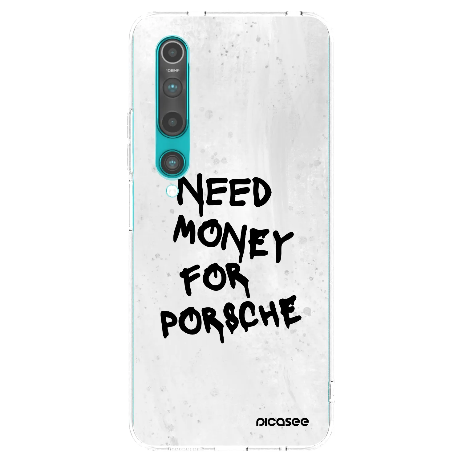 Picasee silikónový prehľadný obal pre Xiaomi Mi 10 - White Dollar