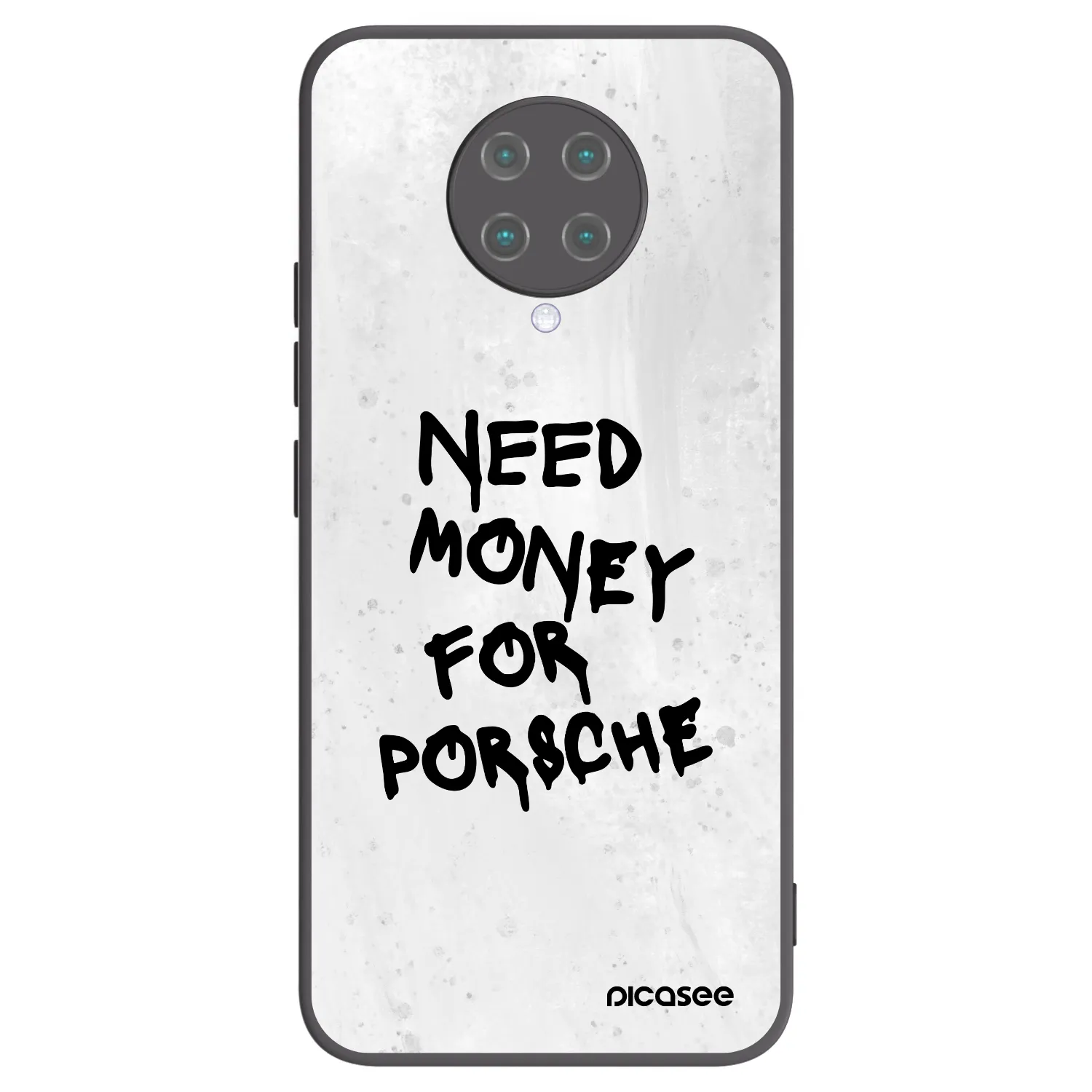 Picasee silikónový čierny obal pre Xiaomi Poco F2 Pro - White Dollar