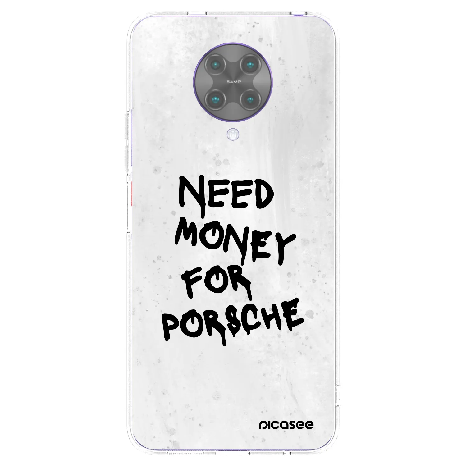 Silikónový prehľadný obal pre Xiaomi Poco F2 Pro - White Dollar