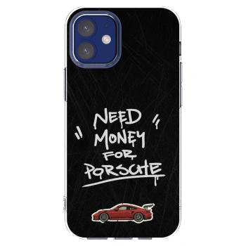 Picasee silikónový prehľadný obal pre Apple iPhone 12 mini - Dark Racer