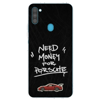 Picasee silikónový prehľadný obal pre Samsung Galaxy M11 - Dark Racer