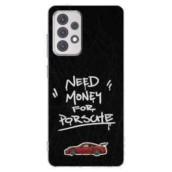 Picasee silikónový prehľadný obal pre Samsung Galaxy A52 5G A525F - Dark Racer