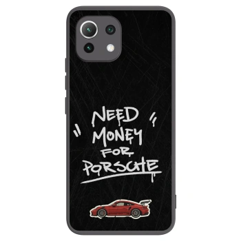 Picasee silikónový čierny obal pre Xiaomi Mi 11 Lite - Dark Racer