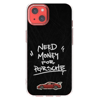 Picasee silikónový prehľadný obal pre Apple iPhone 13 - Dark Racer