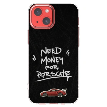 Picasee silikónový prehľadný obal pre Apple iPhone 13 mini - Dark Racer