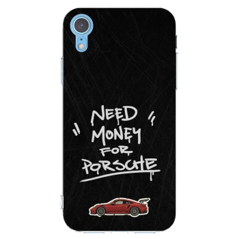 Picasee silikónový prehľadný obal pre Apple iPhone XR - Dark Racer