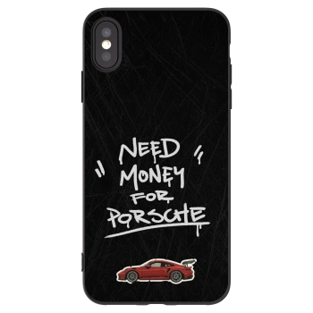 Picasee silikónový čierny obal pre Apple iPhone XS Max - Dark Racer