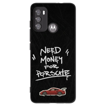 Picasee silikónový čierny obal pre Motorola Moto G60 - Dark Racer