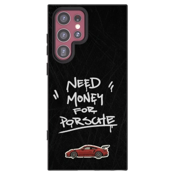 Picasee silikónový čierny obal pre Samsung Galaxy S22 Ultra 5G - Dark Racer