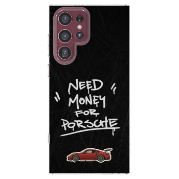 Picasee silikónový prehľadný obal pre Samsung Galaxy S22 Ultra 5G - Dark Racer