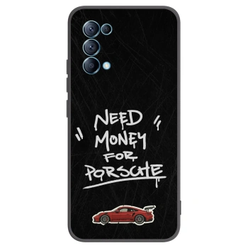 Picasee silikónový čierny obal pre OPPO Reno 5 5G - Dark Racer