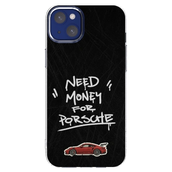 Picasee silikónový prehľadný obal pre Apple iPhone 14 Plus - Dark Racer