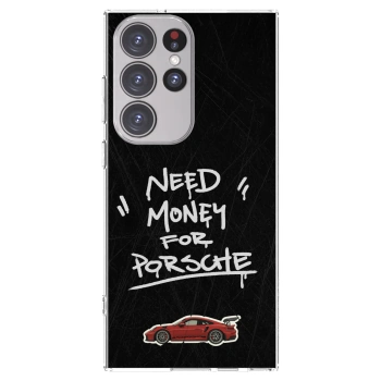 Picasee silikónový prehľadný obal pre Samsung Galaxy S23 Ultra 5G - Dark Racer