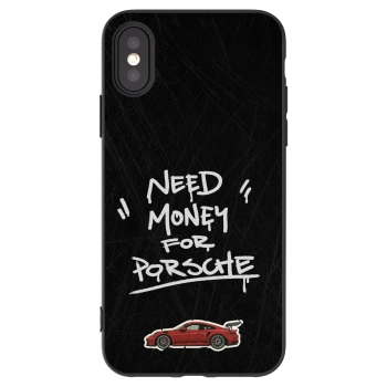 Picasee silikónový čierny obal pre Apple iPhone X/XS - Dark Racer
