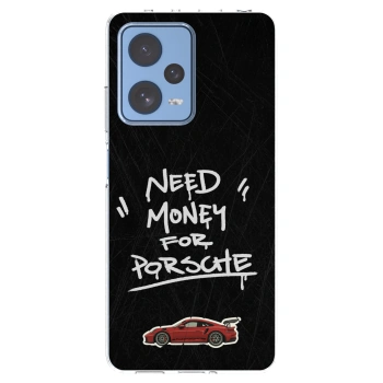 Picasee silikónový prehľadný obal pre Xiaomi Redmi Note 12 Pro 5G - Dark Racer