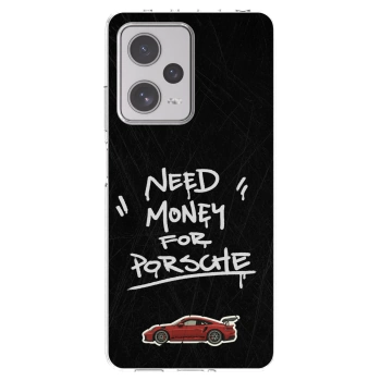 Picasee silikónový prehľadný obal pre Xiaomi Redmi Note 12 Pro+ 5G - Dark Racer
