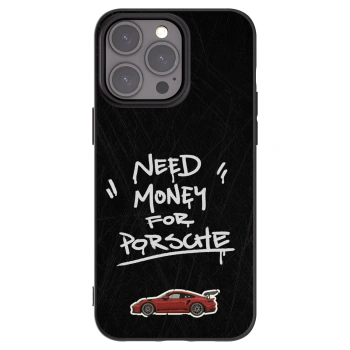 Picasee silikónový čierny obal pre Apple iPhone 15 Pro Max - Dark Racer