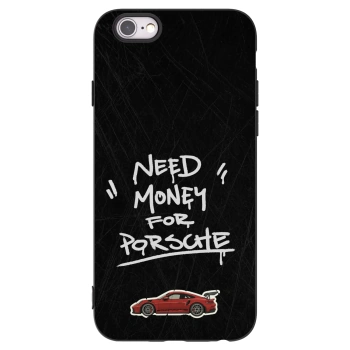 Picasee silikónový čierny obal pre Apple iPhone 6/6S - Dark Racer