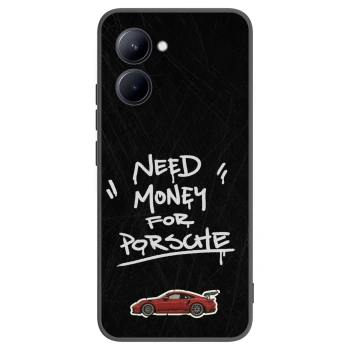 Picasee silikónový čierny obal pre Realme C33 (2023) - Dark Racer