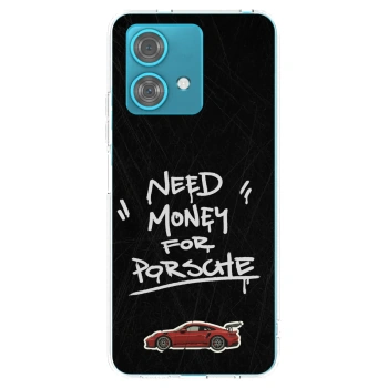Picasee silikónový prehľadný obal pre Motorola Edge 40 Neo - Dark Racer