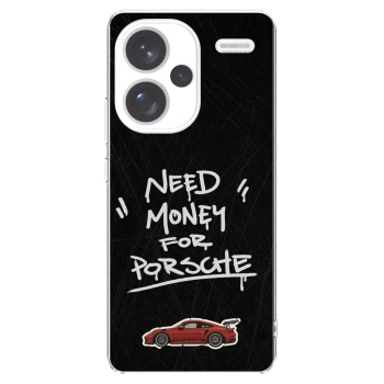 Picasee silikónový prehľadný obal pre Xiaomi Redmi Note 13 Pro+ 5G - Dark Racer