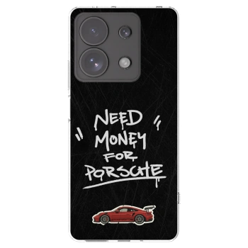 Picasee silikónový prehľadný obal pre Xiaomi Redmi Note 13 Pro 4G - Dark Racer