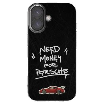 Picasee silikónový prehľadný obal pre Apple iPhone 16 - Dark Racer