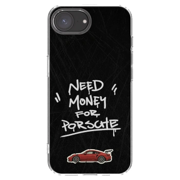 Picasee silikónový prehľadný obal pre Apple iPhone 16e - Dark Racer
