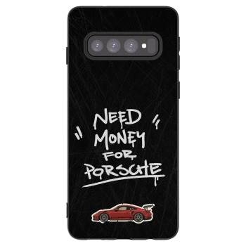 Picasee silikónový čierny obal pre Samsung Galaxy S10 G973 - Dark Racer