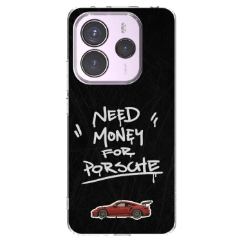Picasee silikónový prehľadný obal pre Xiaomi Redmi Note 14 5G - Dark Racer