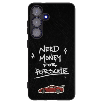 Picasee silikónový čierny obal pre Samsung Galaxy S25 5G - Dark Racer