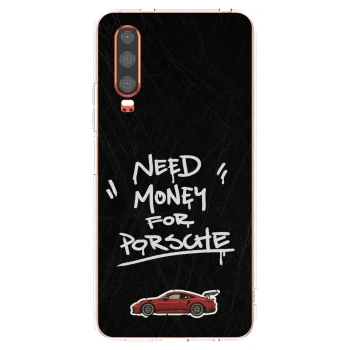 Picasee silikónový prehľadný obal pre Huawei P30 - Dark Racer