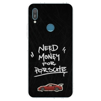Picasee silikónový prehľadný obal pre Huawei Y6 2019 - Dark Racer