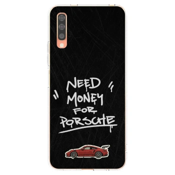 Picasee silikónový prehľadný obal pre Samsung Galaxy A70 A705F - Dark Racer
